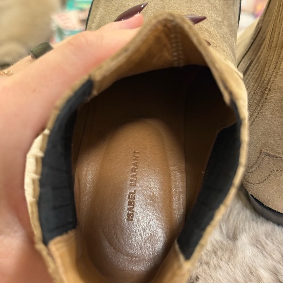 Isabel Marant Beige Derlyn Ankle Boots size 6 (36) - Picture 7 of 9